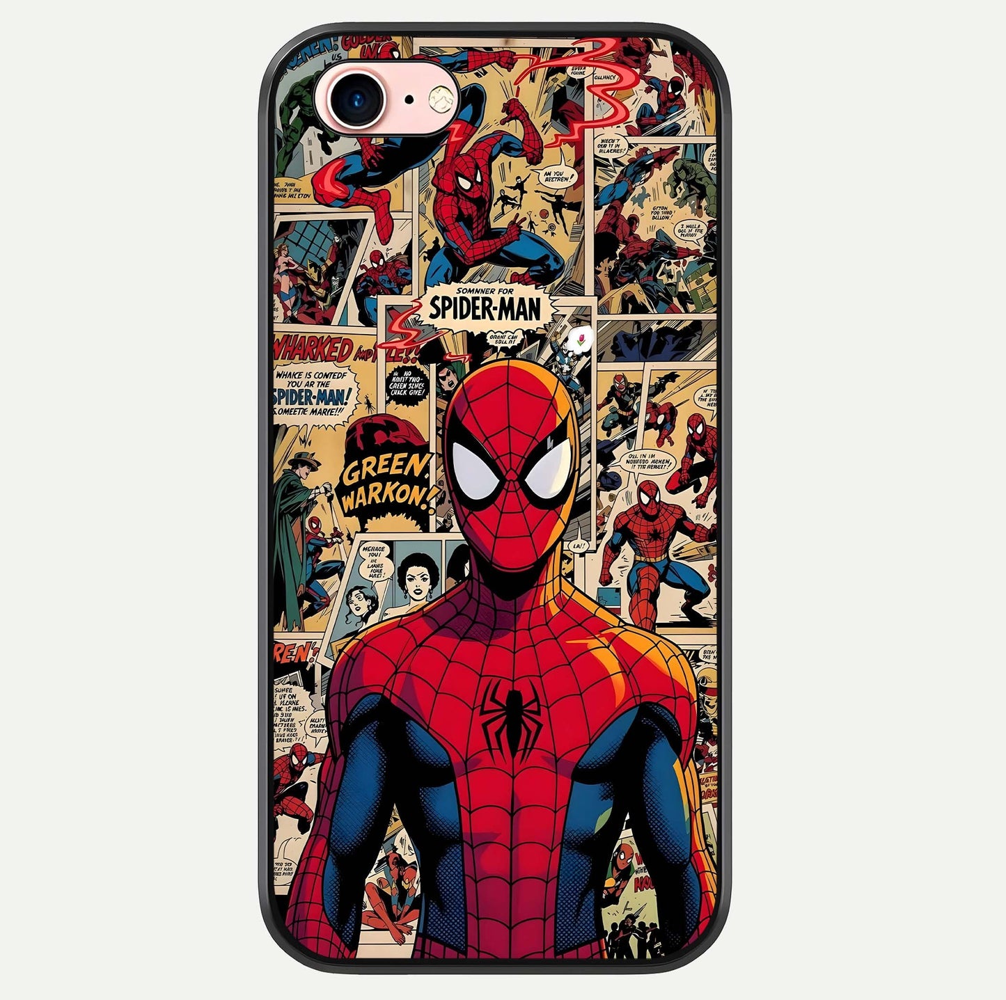 Aesthetic Spider Glass Case For iPhone 16 Pro by Custom World