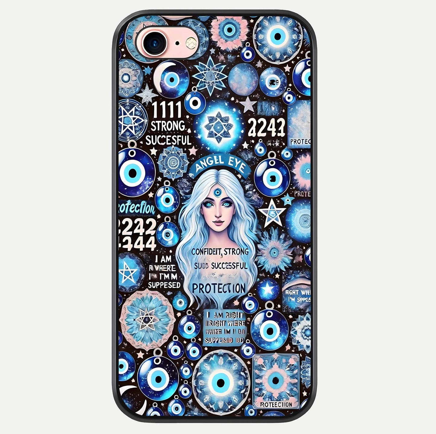 Angel Aura Shield Glass Case For iPhone 16 Pro by Custom World