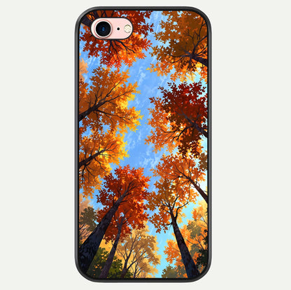 Autumn Sky Rise Glass Case For iPhone 16 Pro by Custom World