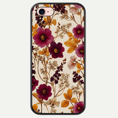 Autumn Wine Bloom Glass Case For iPhone 16 Pro by Custom World
