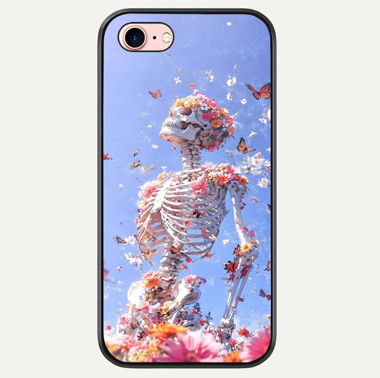Bloom Beyond Bones Glass Case For iPhone 16 Pro by Custom World