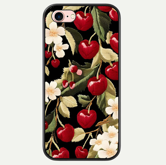 Bloom Thread Art Glass Case For iPhone 16 Pro by Custom World