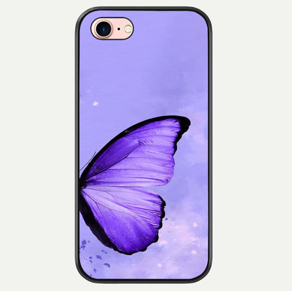 Violet Dream Wing Glass Case For iPhone 16 Pro by Custom World
