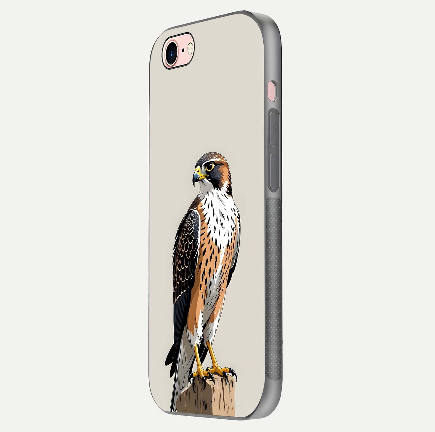 Clever Eagle Glass Case for iPhone 6 Plus side-angle photo capturing edge polish and shine reflection
