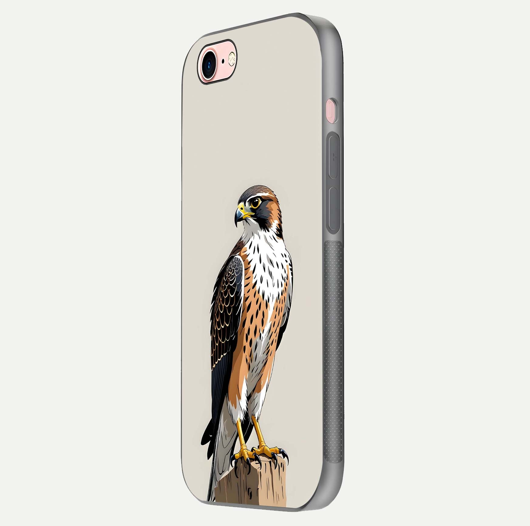 Clever Eagle Glass Case for iPhone 6 Plus side-angle photo capturing edge polish and shine reflection