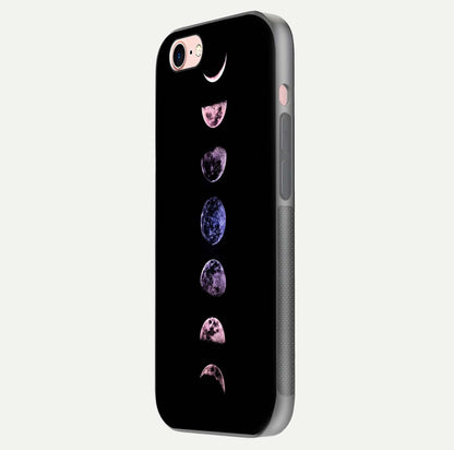 Crimson All Planets Glass Case for iPhone 6 Plus side-angle photo capturing edge glow and glass reflection