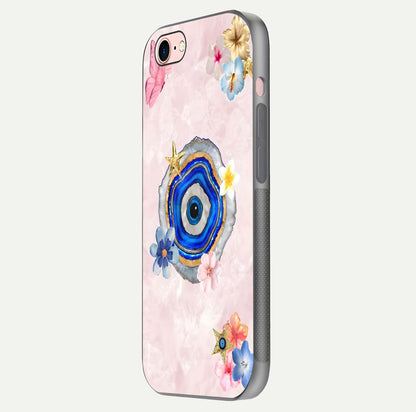 Divine Aura Bloom Glass Case for iPhone 6 Plus side-angle photo capturing reflection glow and premium polish