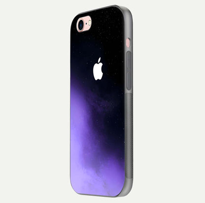 Galaxy Apple Aura Glass Case for iPhone 6 Plus side-angle image showing glossy surface and soft reflection hues