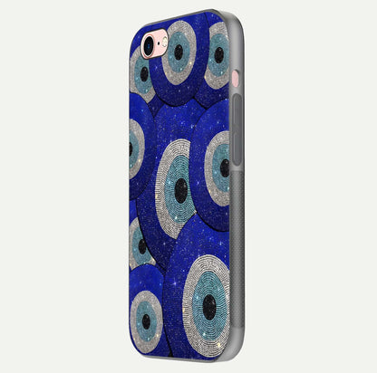 Galaxy Eye Flow Glass Case for iPhone 6 Plus side-angle image showing reflection detail and premium shine