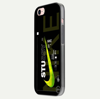 Neon Street Edition Glass Case for iPhone 6 Plus side-angle image showing reflection depth and modern tones