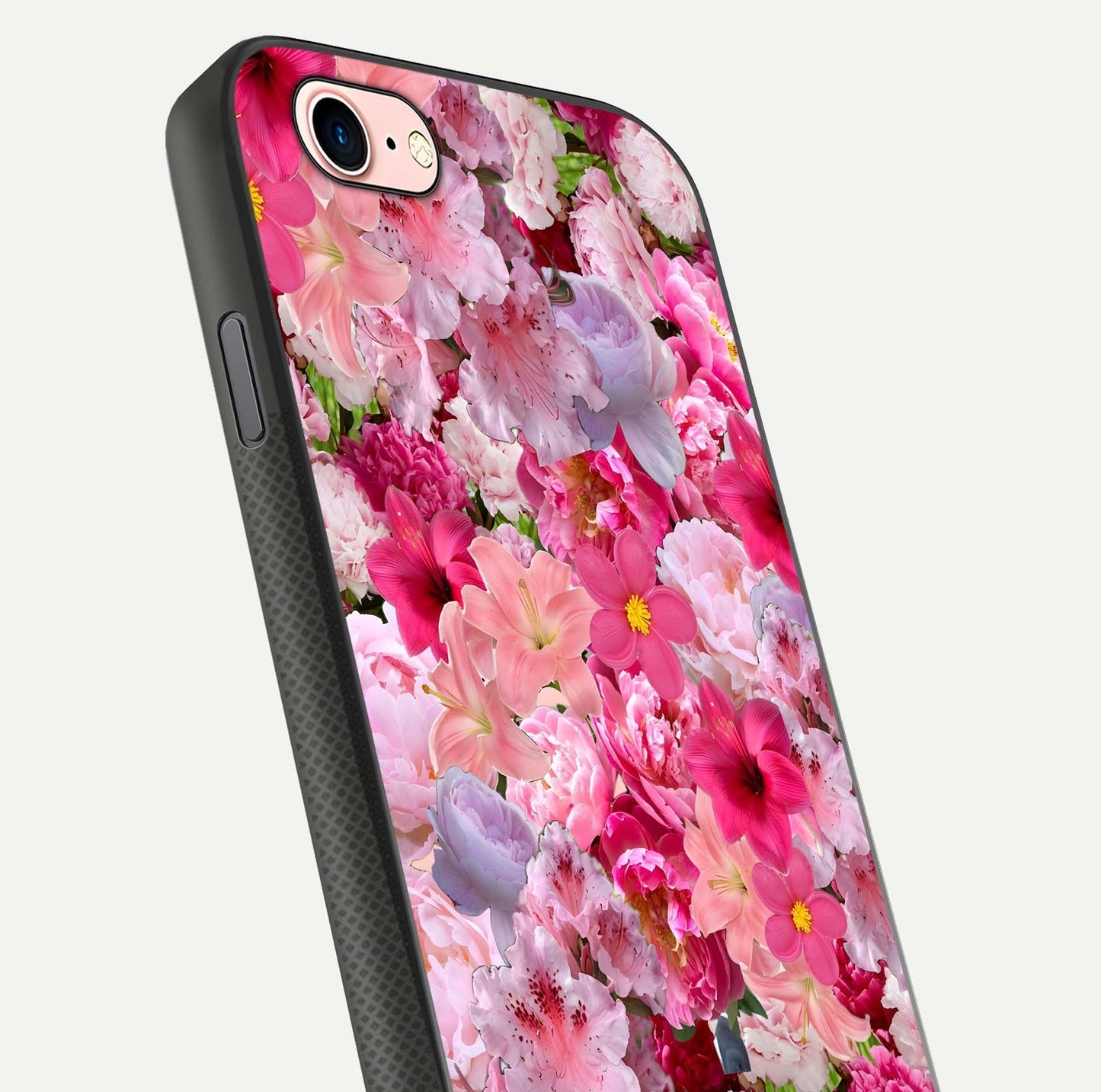 Bloom Crush Fantasy Glass Case for iPhone 6 Plus close-up image showing color gradient and petal detailing