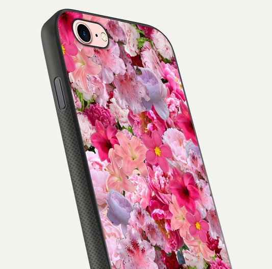 Bloom Crush Fantasy Glass Case for iPhone 6 Plus close-up image showing color gradient and petal detailing