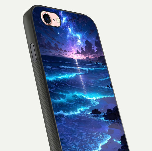 Classic Damn Look Glass Case for iPhone 6 Plus close-up highlighting quote text and reflection shine