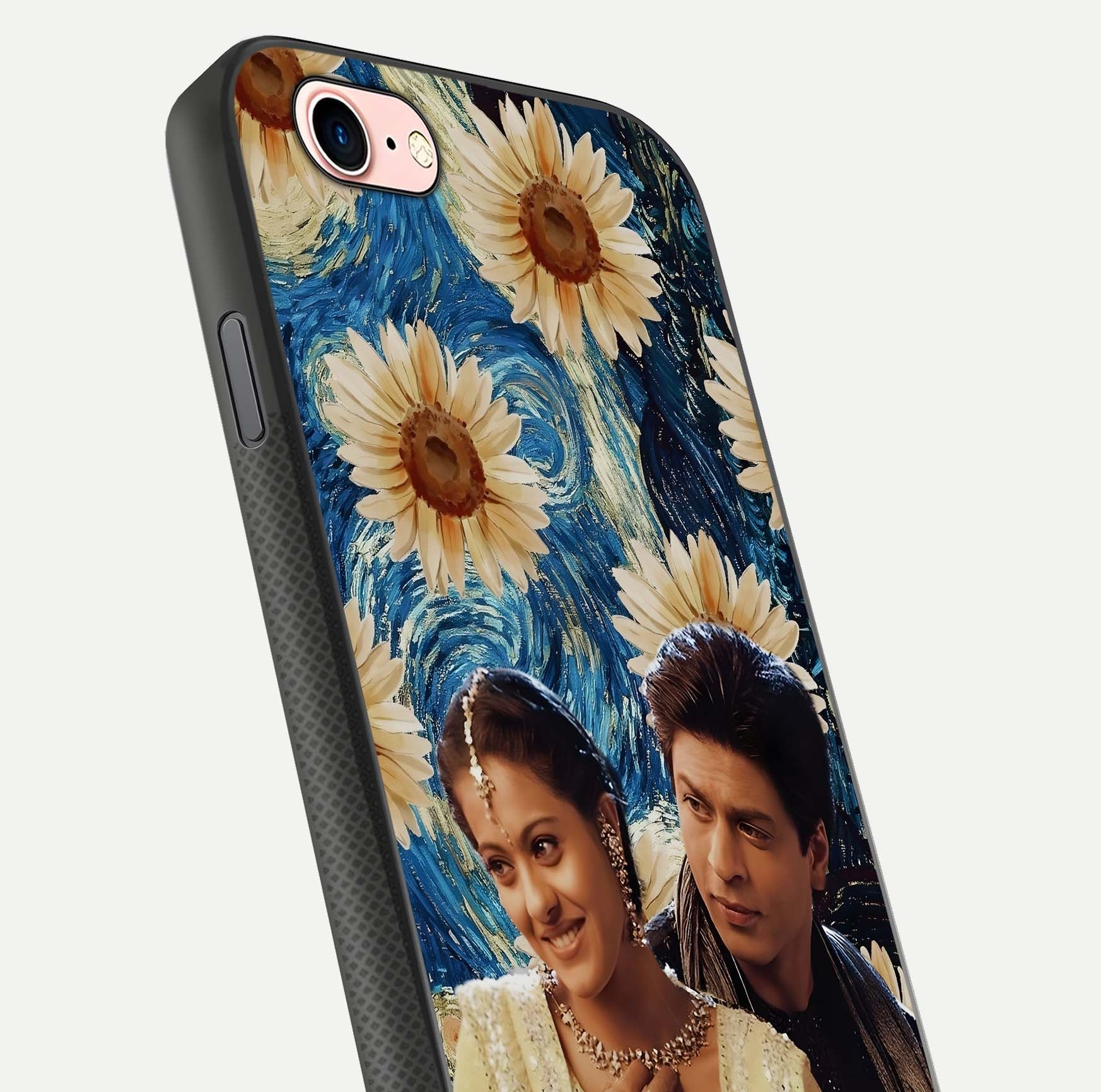Eternal Love Story Glass Case for iPhone 6 Plus close-up highlighting couple detail and light reflection