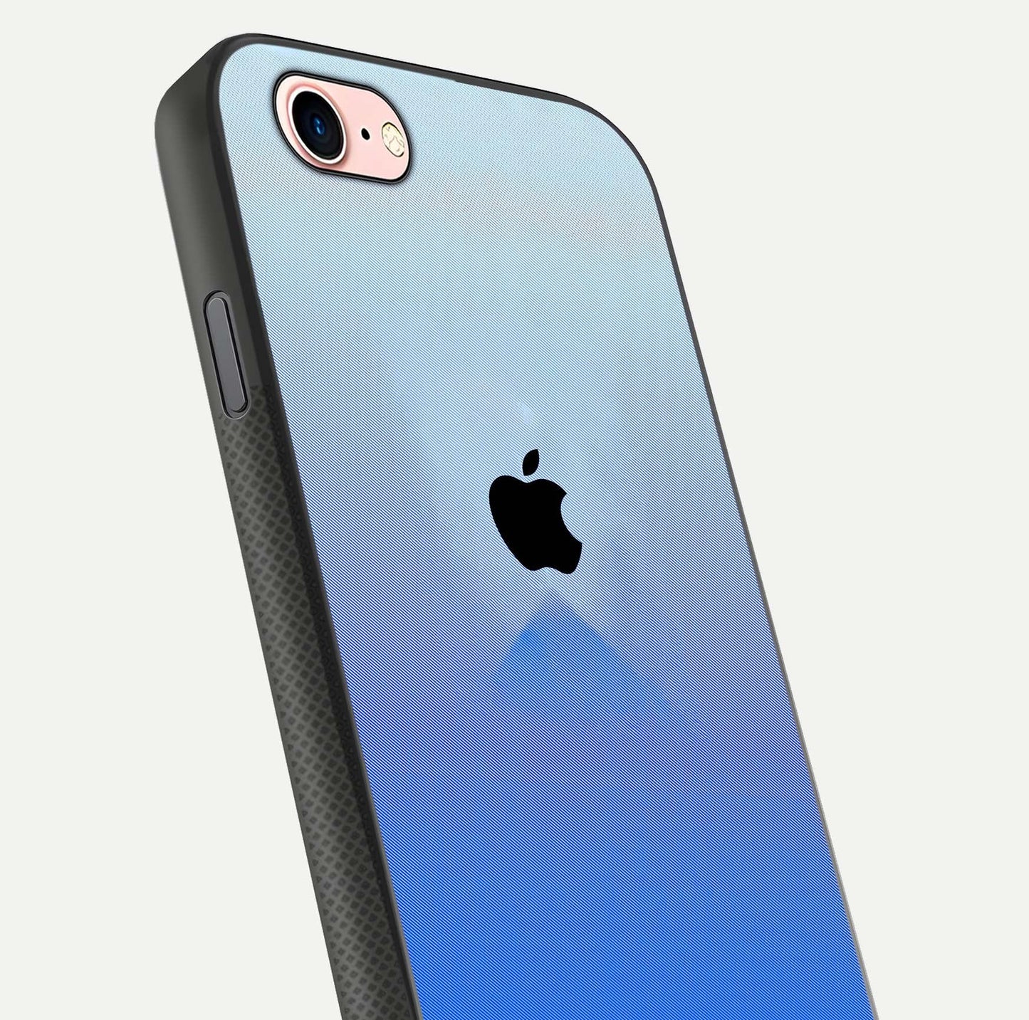 Gradient Apple Vibe Glass Case for iPhone 6 Plus close-up angled shot showing color transition and reflection brightness