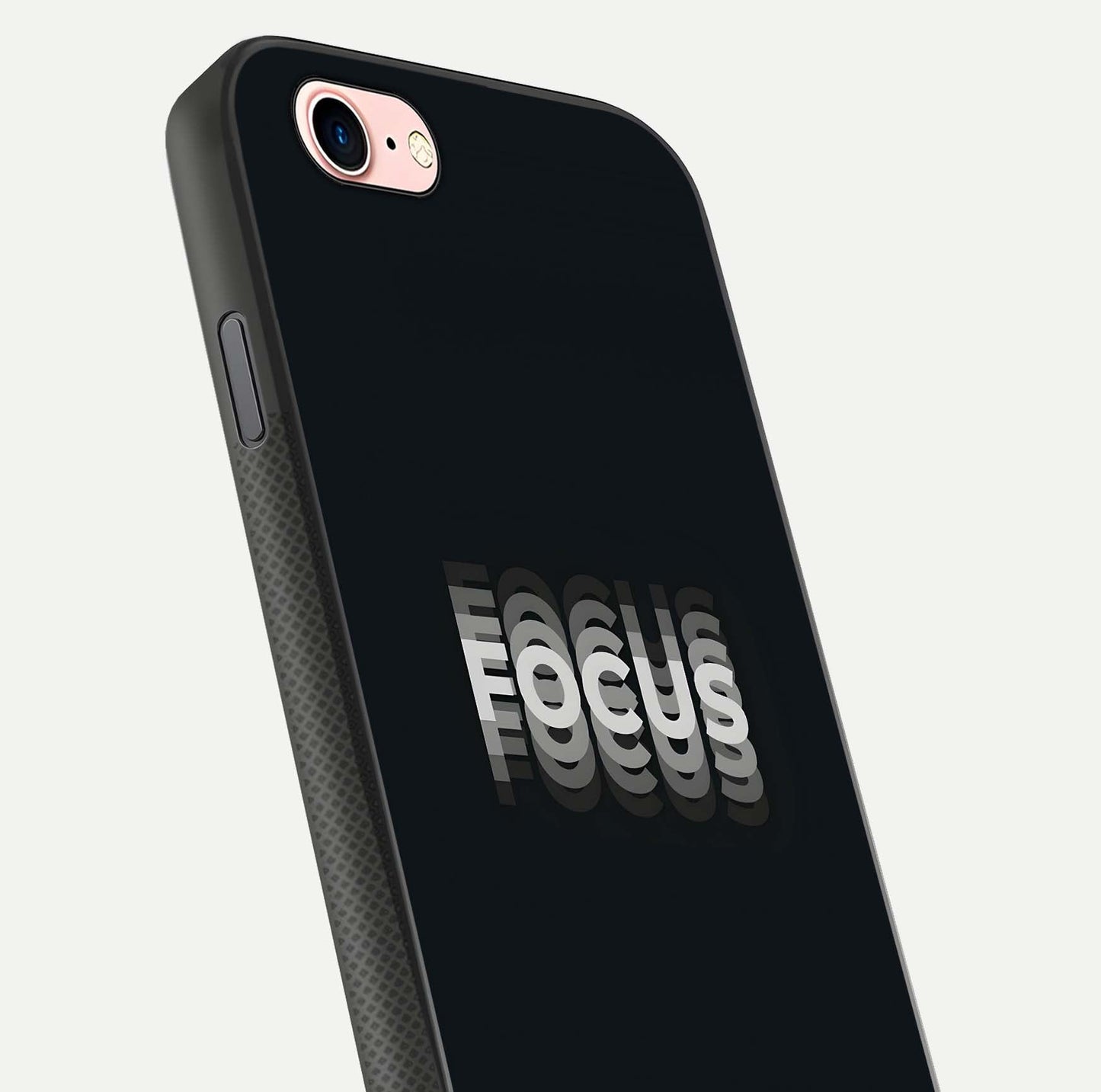 Mono Focus Vision Glass Case for iPhone 6 Plus close-up angled shot highlighting minimal contrast and reflection