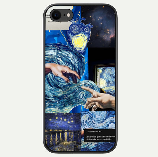 Aesthetic Vando Hands Glass Case For iPhone 16 Pro by Custom World