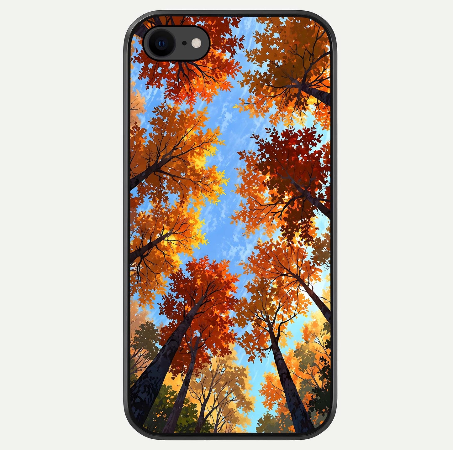 Autumn Sky Rise Glass Case For iPhone 16 Pro by Custom World