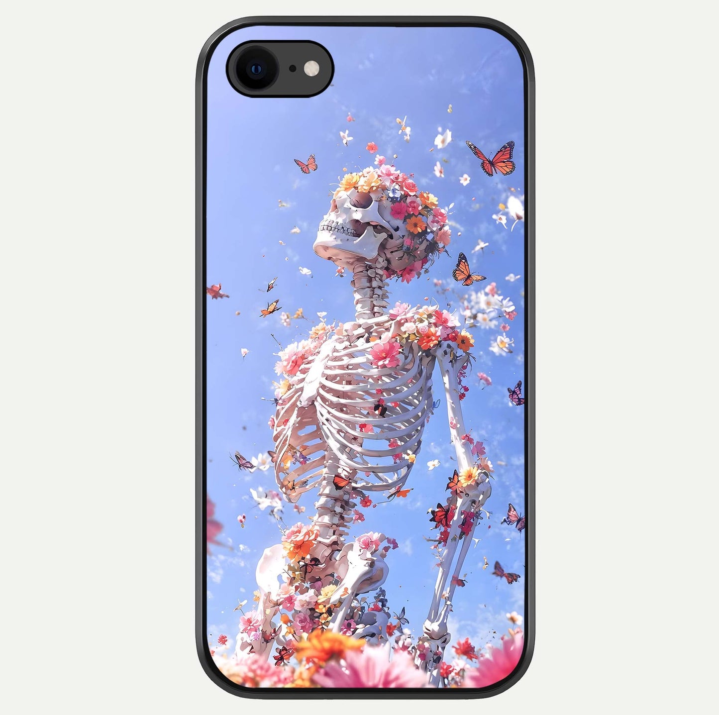 Bloom Beyond Bones Glass Case For iPhone 7 by Custom World