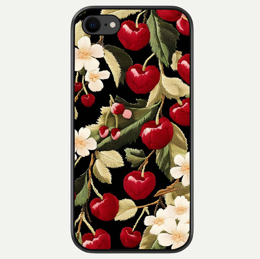 Bloom Thread Art Glass Case For iPhone 7 by Custom World