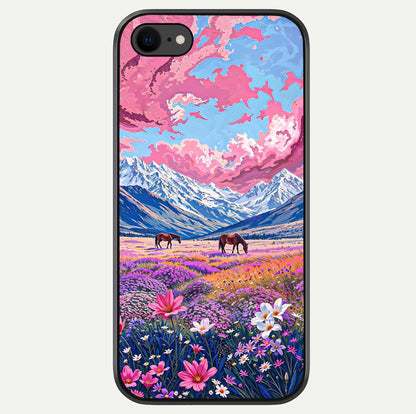 Blossom Valley Dream Glass Case For iPhone 7 by Custom World