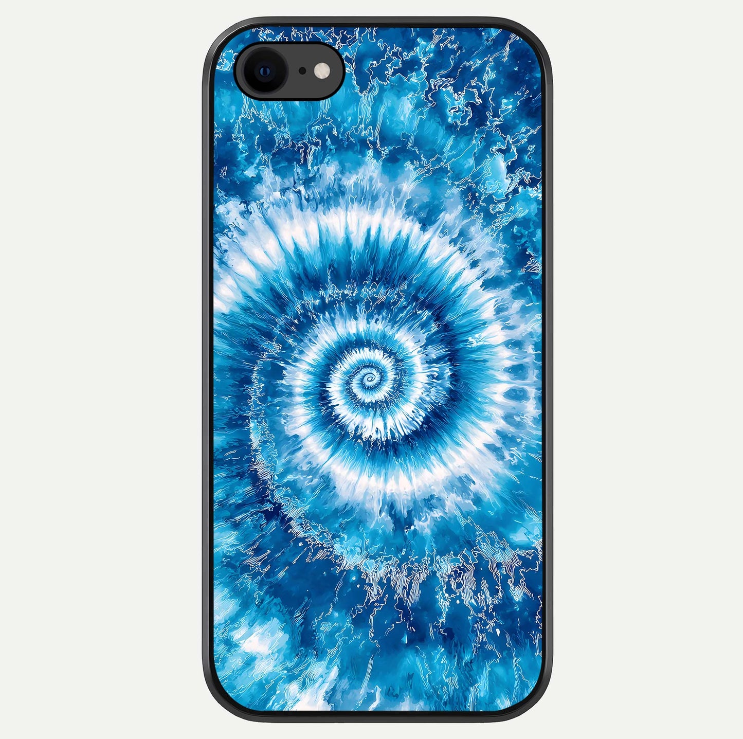 Blue Galaxy Wave Glass Case For iPhone 7 by Custom World