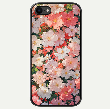 Blush Bloom Field Glass Case For iPhone 7 by Custom World