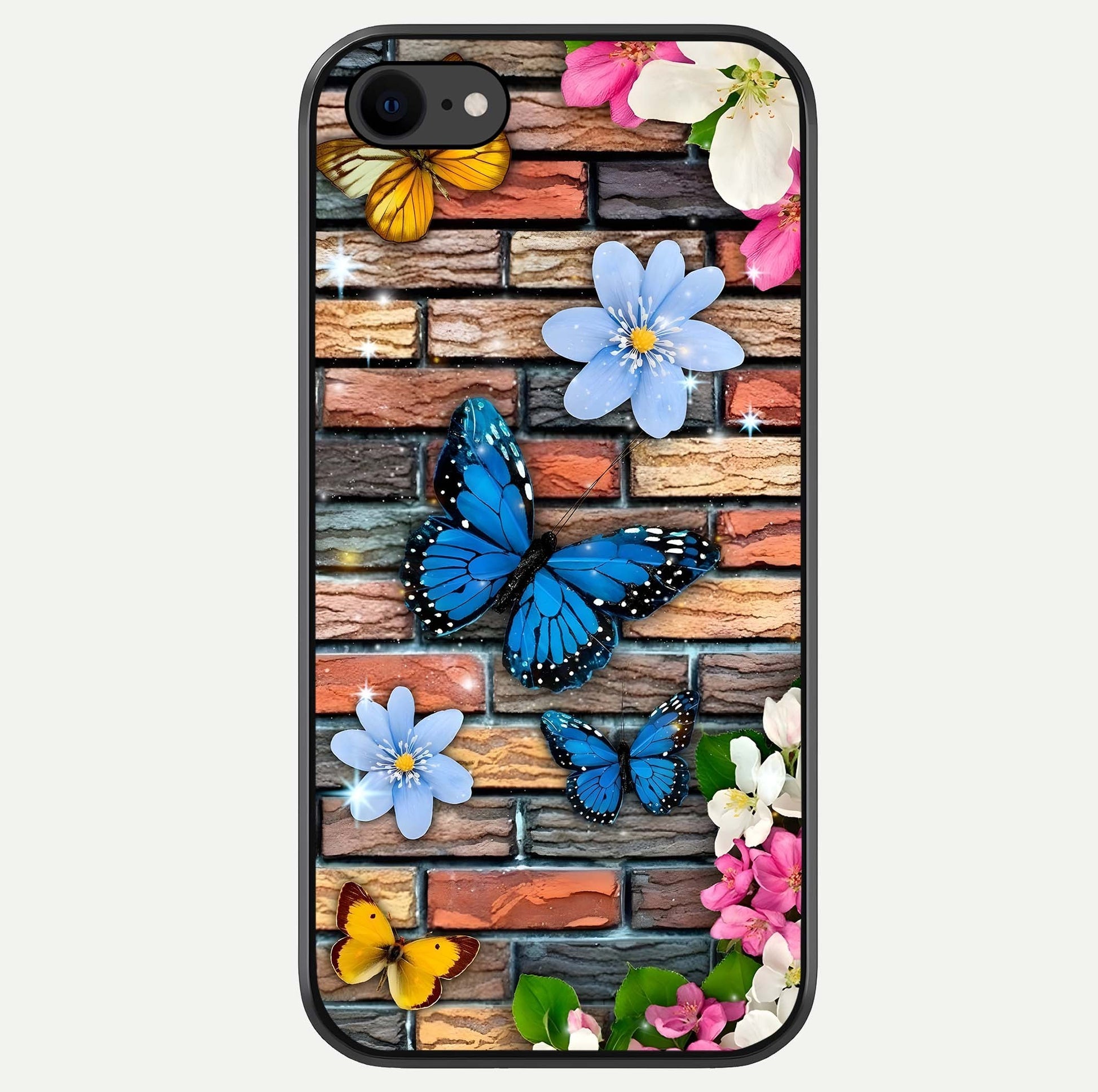 Brick Bloom Flight Glass Case For iPhone 7 by Custom World