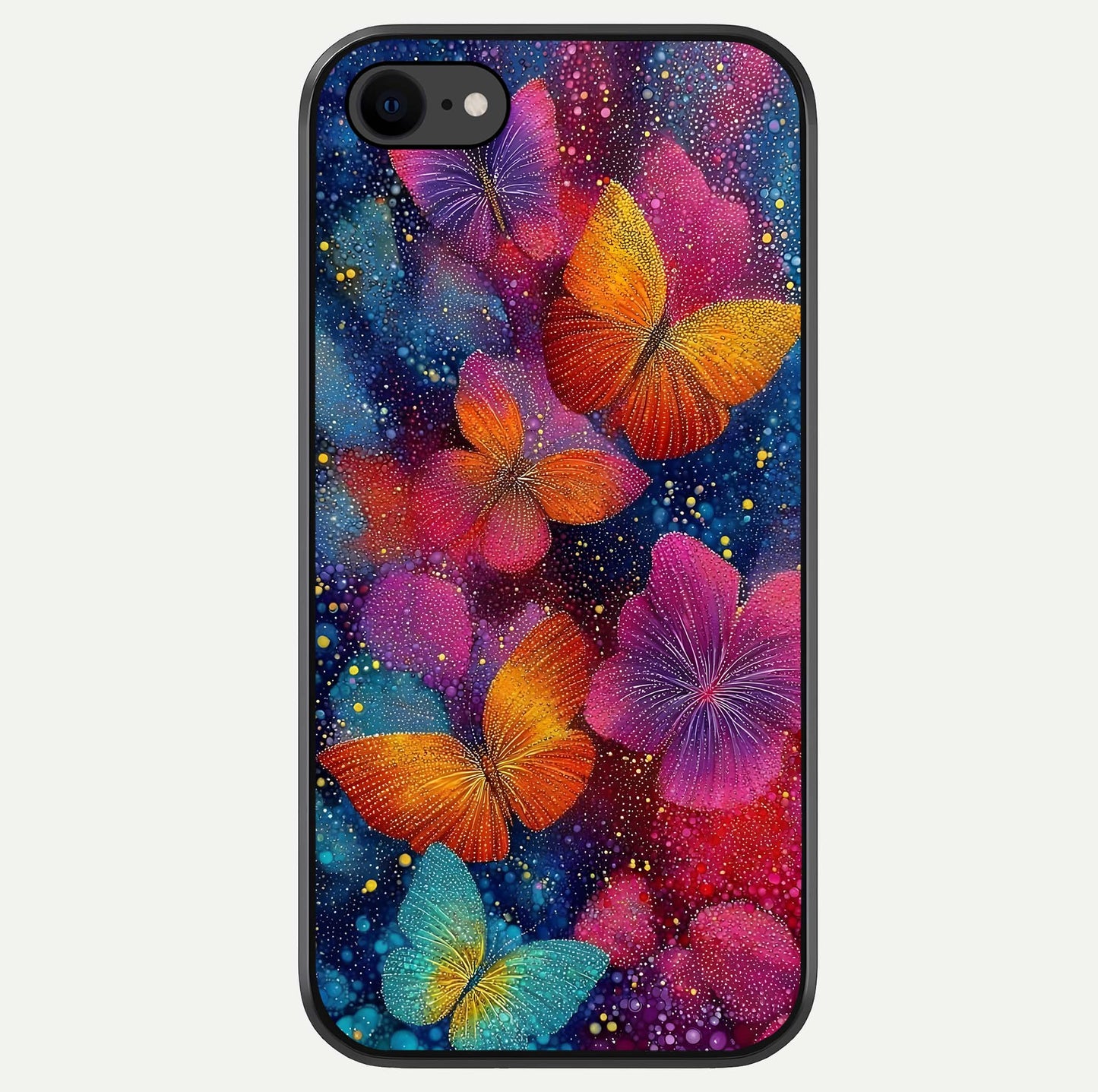 Butterfly Dream Mist Glass Case For iPhone 7 by Custom World