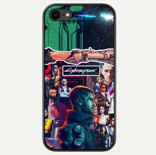 CYBERPUNK Legacy Glass Case For iPhone 7 by Custom World