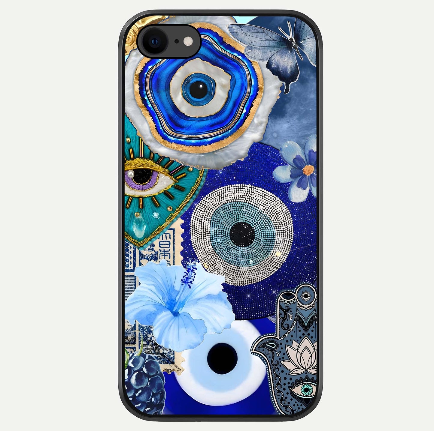 Celestial Celestial Blue Vision Glass Case For iPhone 7 by Custom World