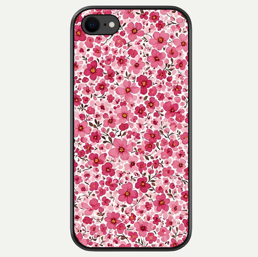 Cherry Blossom Charm Glass Case For iPhone 7 by Custom World