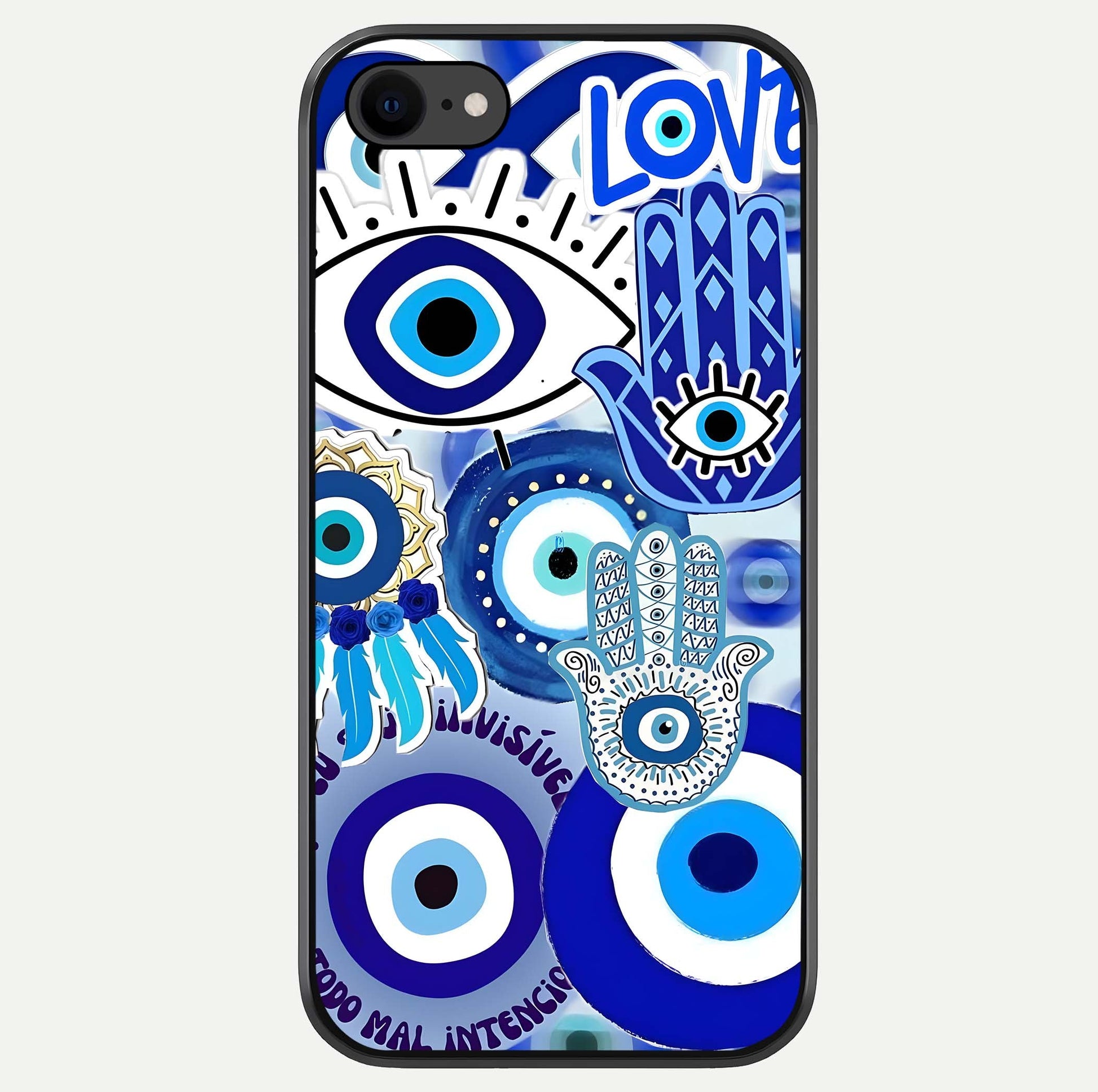 Evil Eyes Dream Glass Case For iPhone 7 by Custom World