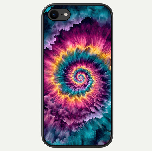 Galactic Spiral Burst Glass Case For iPhone 7 by Custom World