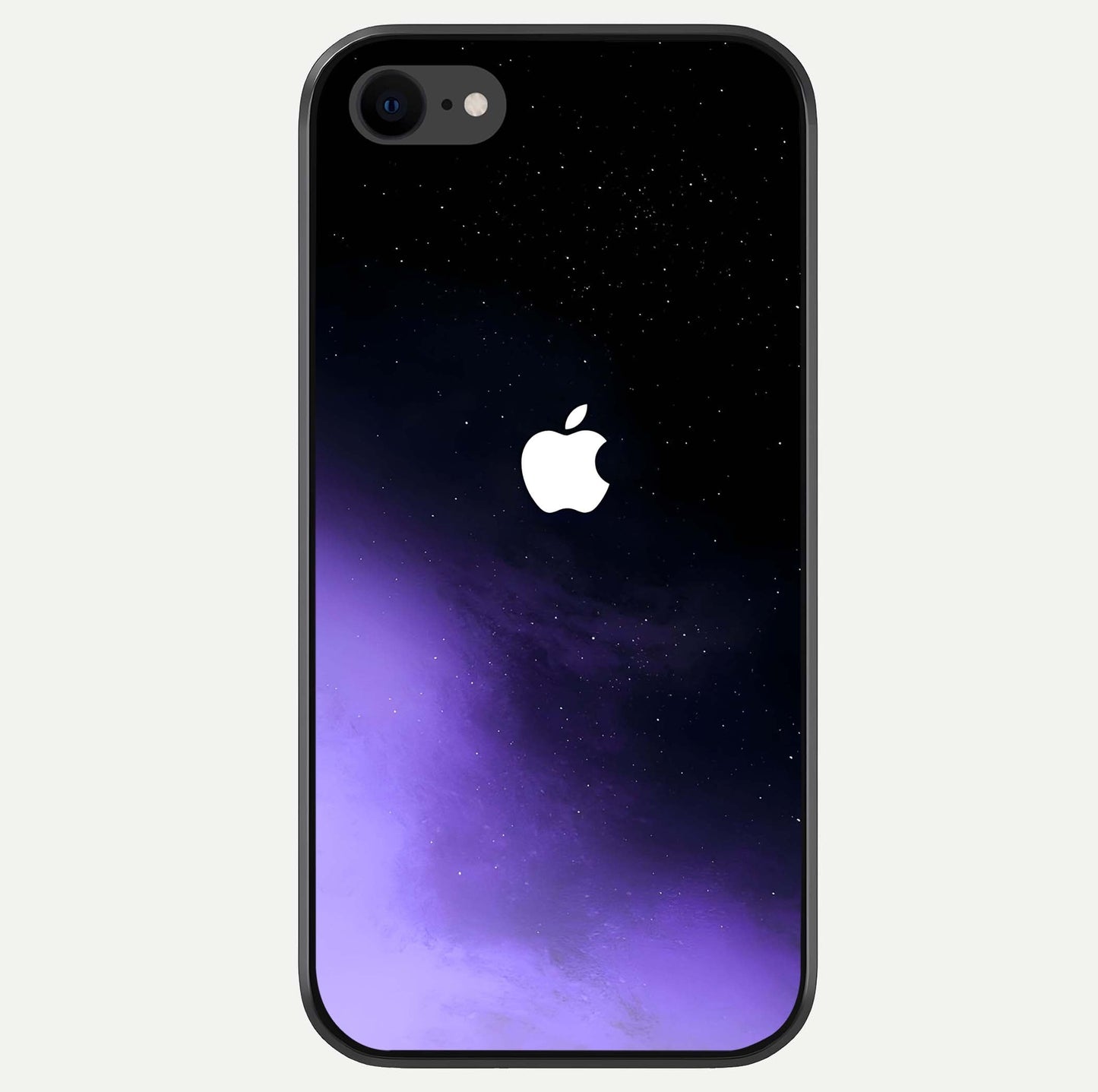 Galaxy Apple Aura Glass Case For iPhone 7 by Custom World