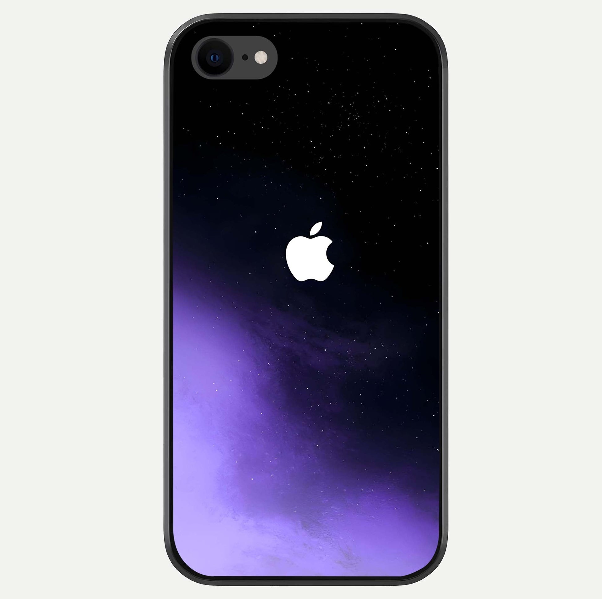 Galaxy Apple Aura Glass Case For iPhone 7 by Custom World