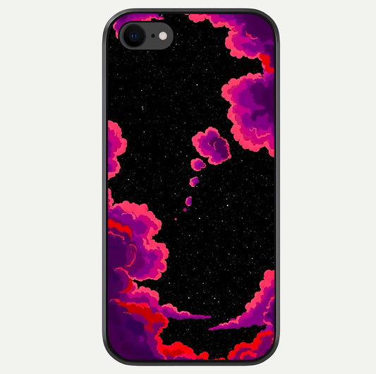 Galaxy Dream Frame Glass Case For iPhone 7 by Custom World
