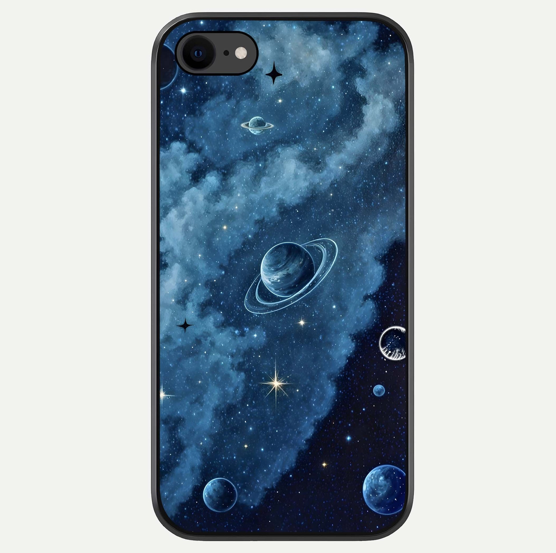 Galaxy Dream Space Glass Case For iPhone 7 by Custom World