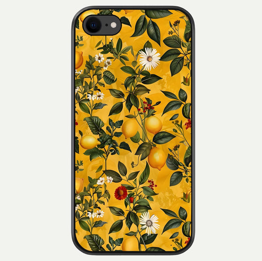 Golden Lemon Field Glass Case For iPhone 7 by Custom World