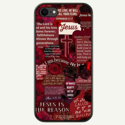 Jesus Love Heals Glass Case For iPhone 7 by Custom World