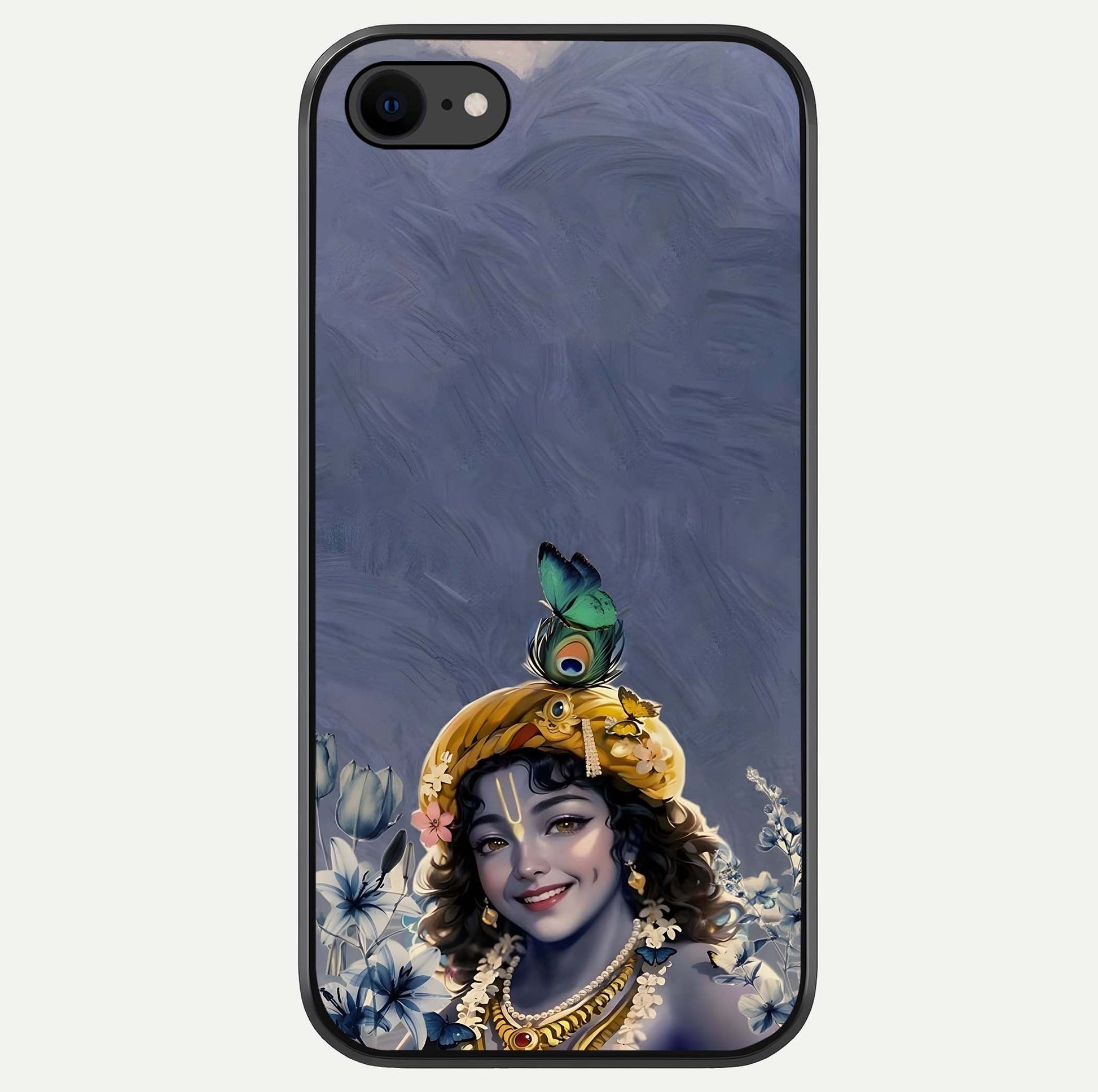 Lord Krishna Glass Case For iPhone 7 by Custom World