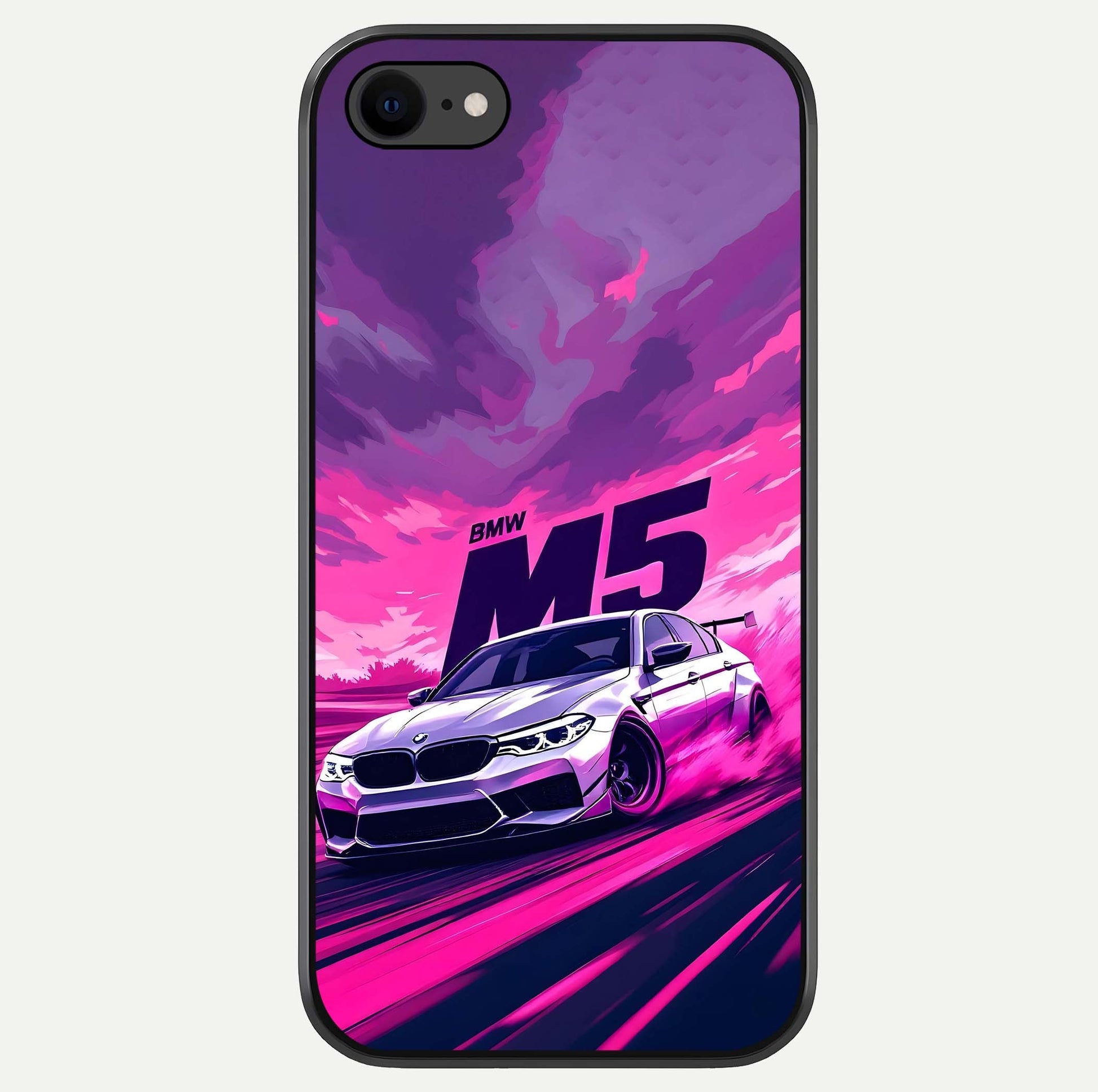 MS Neon Car Glass Case For iPhone 7 by Custom World