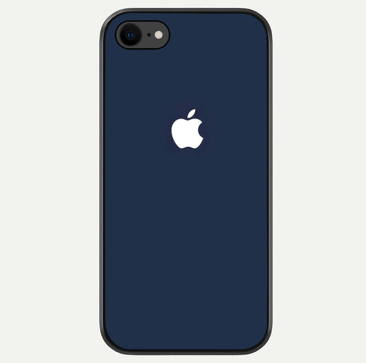 Minimal Apple Night Glass Case For iPhone 7 by Custom World