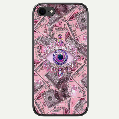 Money Eye Luxe Glass Case For iPhone 7 by Custom World