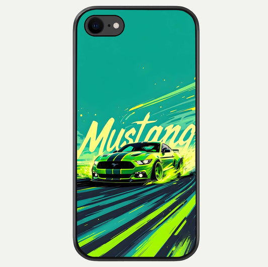 Mustang Bang Glass Case For iPhone 7 by Custom World