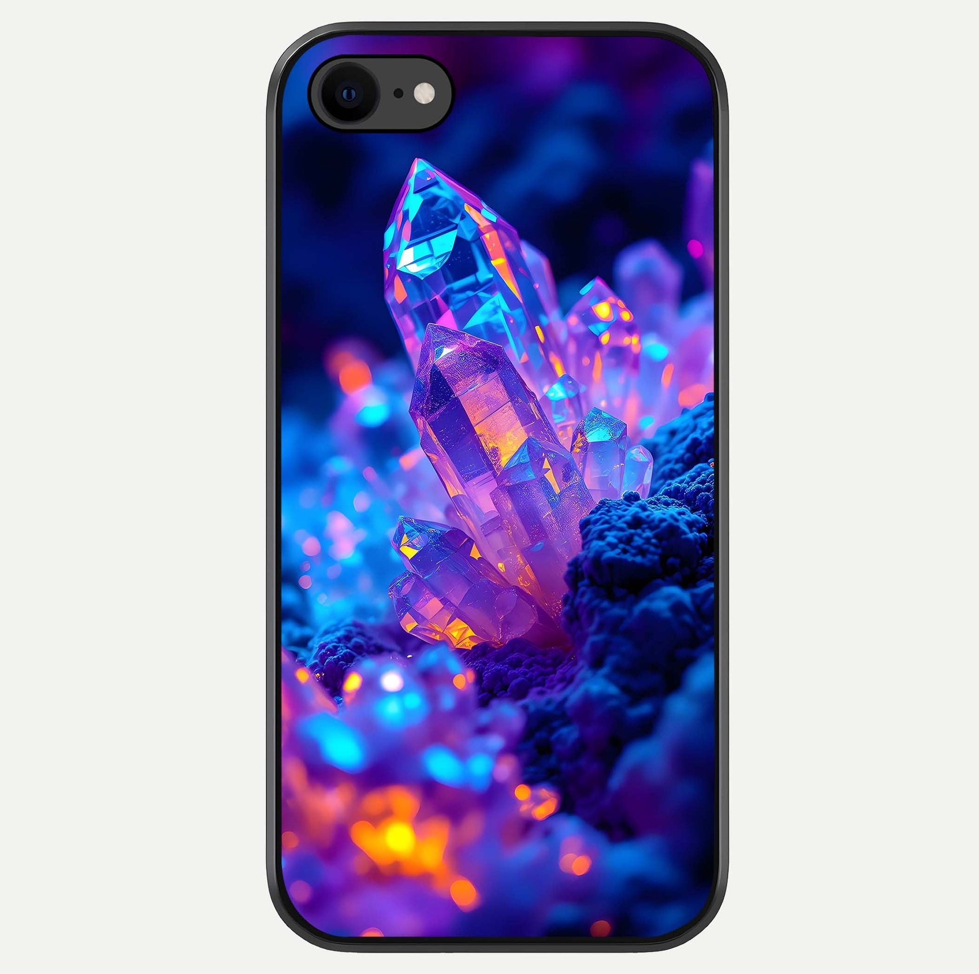 Neon Aura Shards Glass Case For iPhone 7 by Custom World