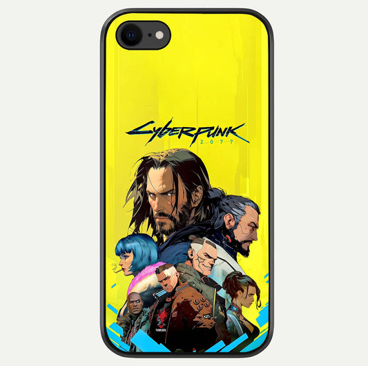 Neon Rebel Genesis Glass Case For iPhone 7 by Custom World