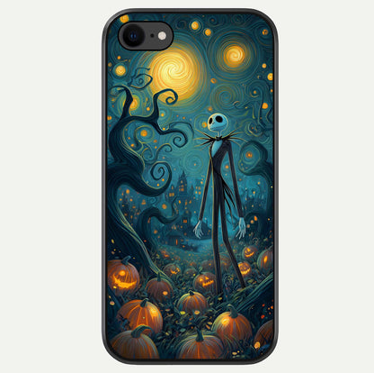 Pumpkin Moonlight Tale Glass Case For iPhone 7 by Custom World