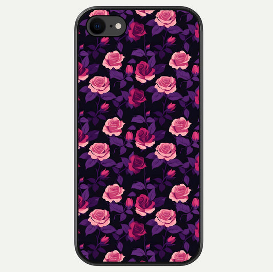 Rose Garden Twilight Glass Case For iPhone 7 by Custom World
