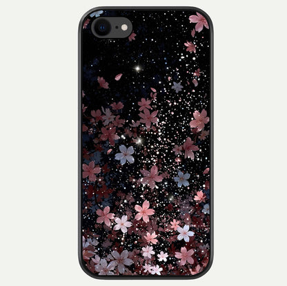 Starlit Flower Dreams Glass Case For iPhone 7 by Custom World